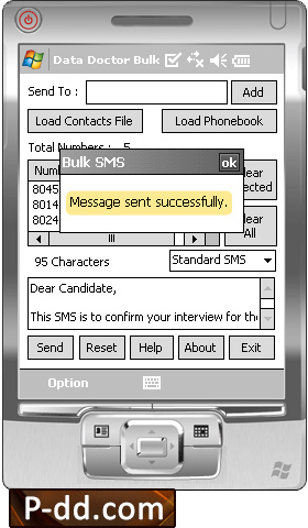 Pocket PC to Mobile Text Messaging Software 