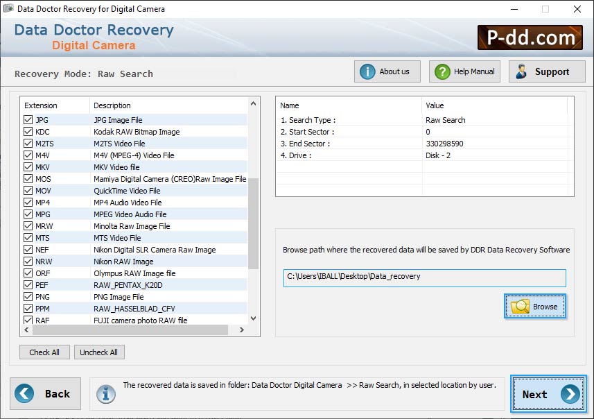 Digital Camera Data Recovery Software