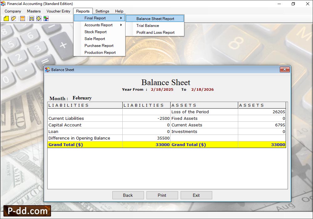 Financial Accounting Management Software - Standard Edition 