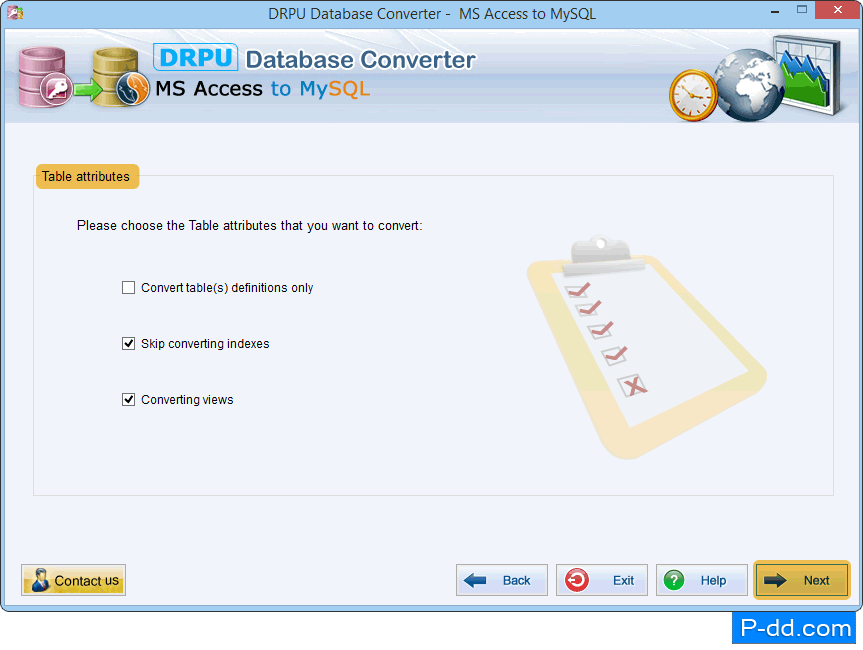 Convertidor de base de datos MS Access a MySQL