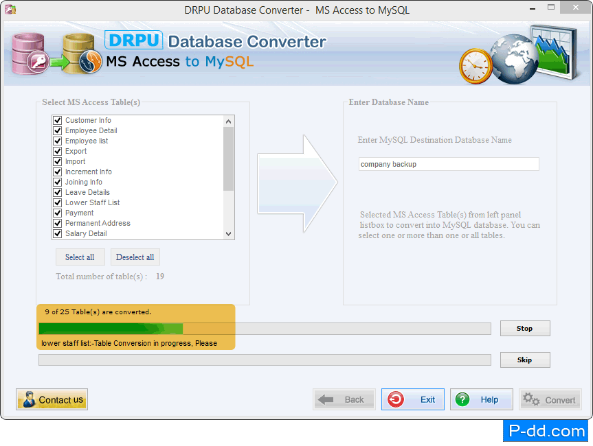 MS Access-zu-MySQL-Datenbankkonverter