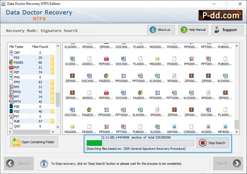 Software di recupero dati NTFS