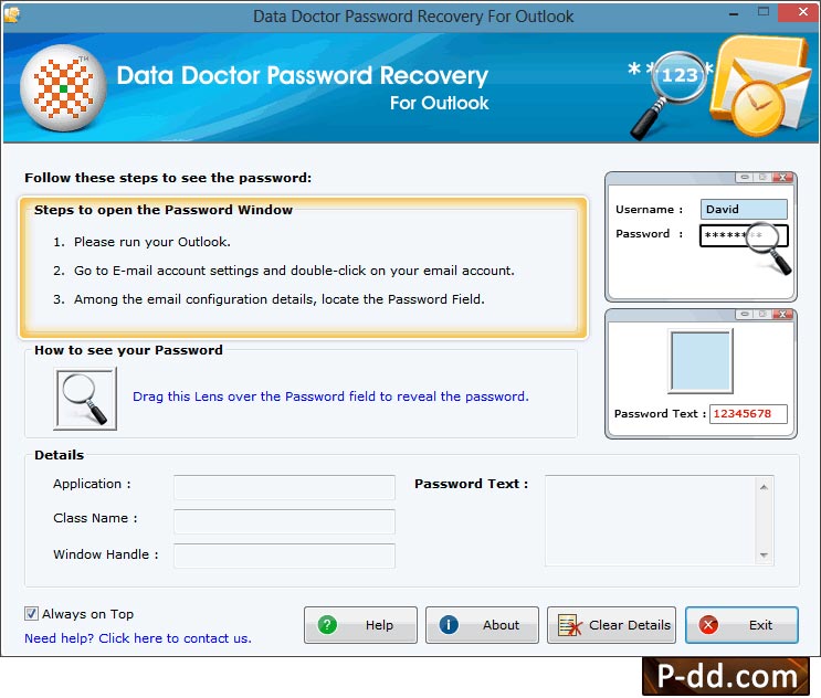 Outlook and Outlook Express Password Recovery Software 