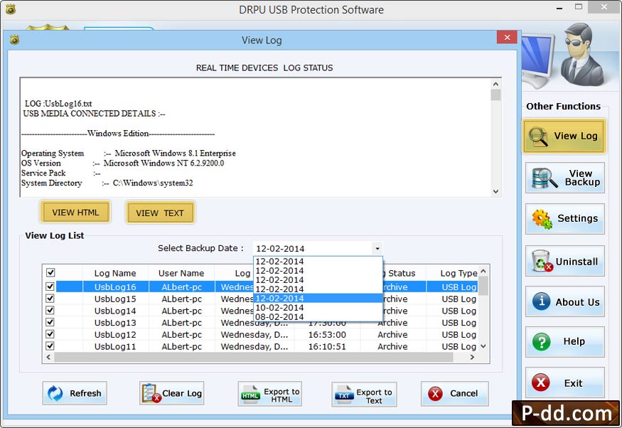 Windows Network USB Drive Access Monitoring Software 